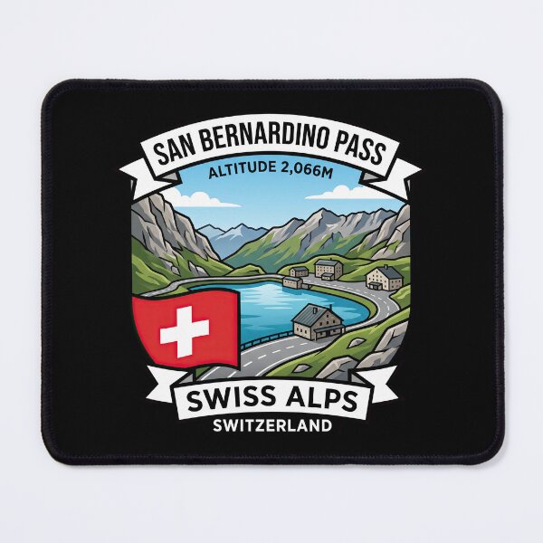 Item preview, San Bernardino Pass Switzerland Driving Adventure Design designed and sold by enzoade.