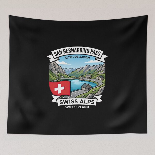 Item preview, San Bernardino Pass Switzerland Driving Adventure Design designed and sold by enzoade.