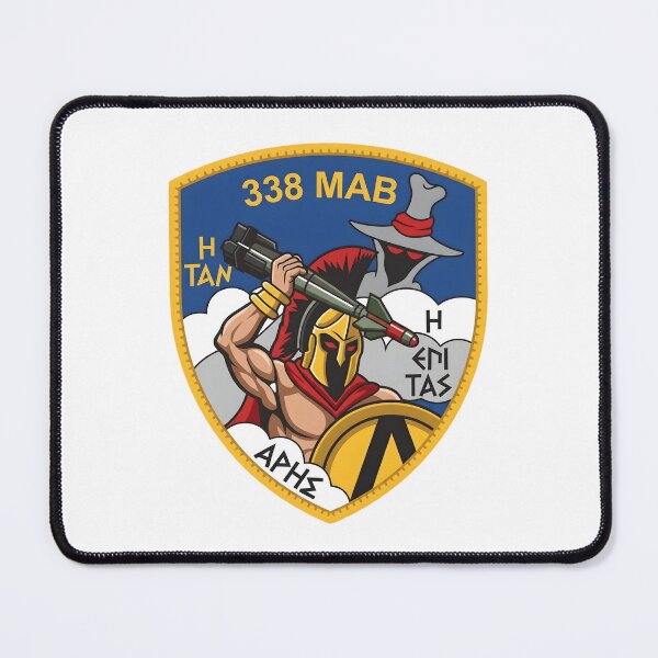Item preview, Hellenic Air Force 338 Fighter-Bomber Squadron (338 MAB "Ares") Crest designed and sold by CharlieDesings.