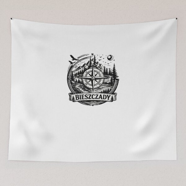 Item preview, Bieszczady Mountains Vintage Compass Adventure designed and sold by JMDG Studio.
