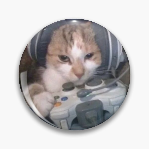 Item preview, Gaming cat designed and sold by Ratcatdoggg.