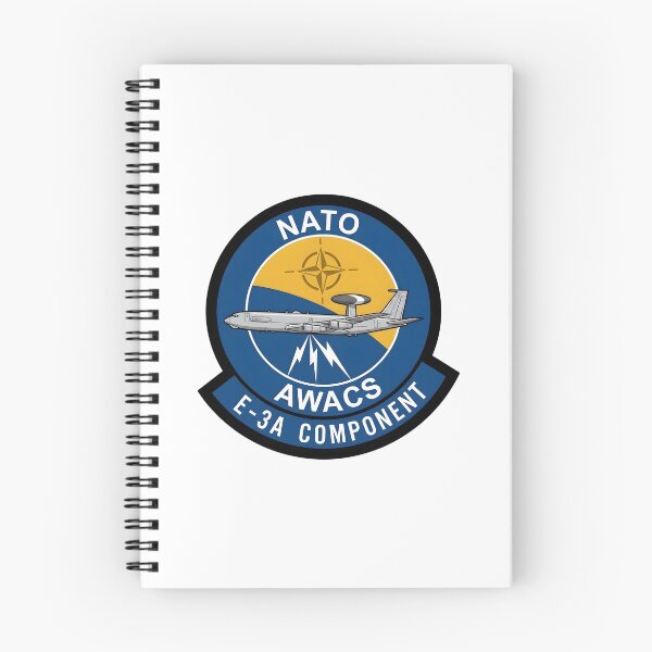 Item preview, NATO Airborne Early Warning & Control System (AWACS) E-3A Component Patch designed and sold by CharlieDesings.