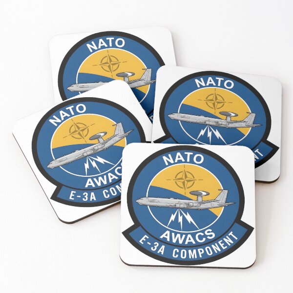 Item preview, NATO Airborne Early Warning & Control System (AWACS) E-3A Component Patch designed and sold by CharlieDesings.