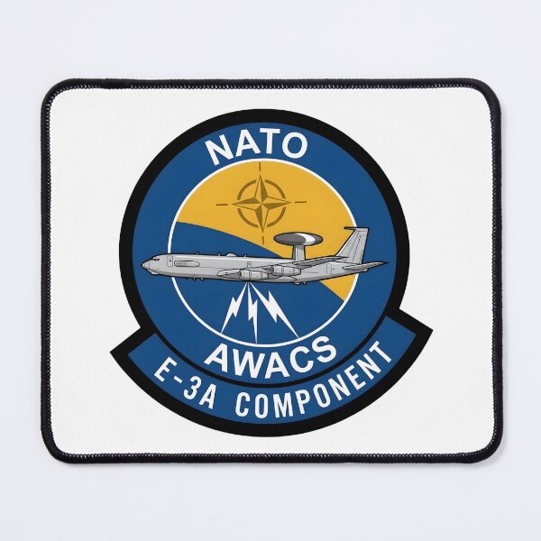 Item preview, NATO Airborne Early Warning & Control System (AWACS) E-3A Component Patch designed and sold by CharlieDesings.