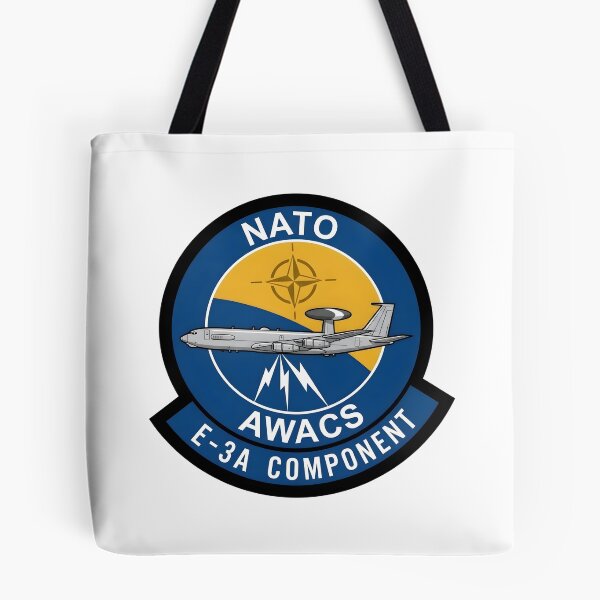 Item preview, NATO Airborne Early Warning & Control System (AWACS) E-3A Component Patch designed and sold by CharlieDesings.