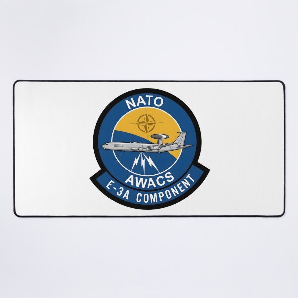 Item preview, NATO Airborne Early Warning & Control System (AWACS) E-3A Component Patch designed and sold by CharlieDesings.