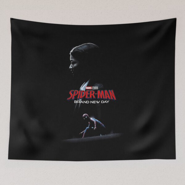 Item preview, Retro Cinematic Superhero Brand New Day Movie Poster designed and sold by Krasnovaovaova.