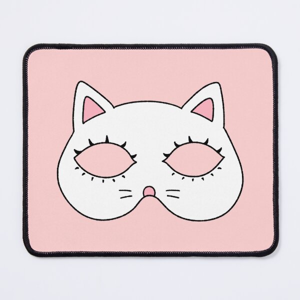 Item preview, Cute Cat Mask Line Art Drawing designed and sold by ubborn.