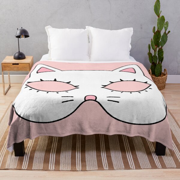 Item preview, Cute Cat Mask Line Art Drawing designed and sold by ubborn.