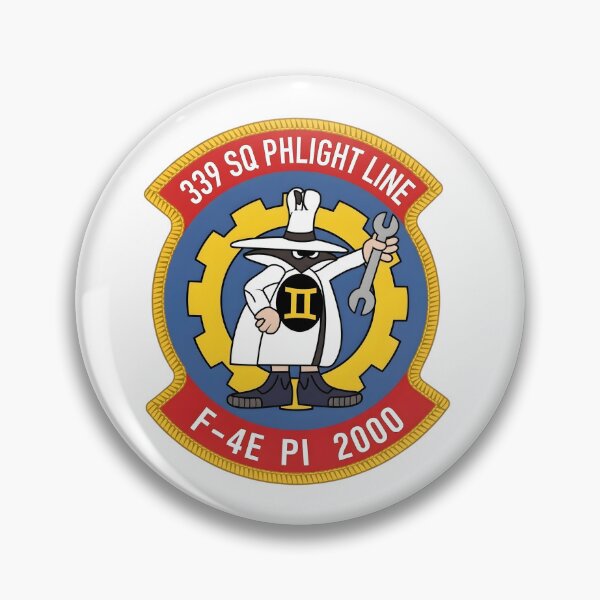 Item preview, 339 Squadron "Phlight Line" F-4E PI 2000 Phantom Maintenance Patch designed and sold by CharlieDesings.