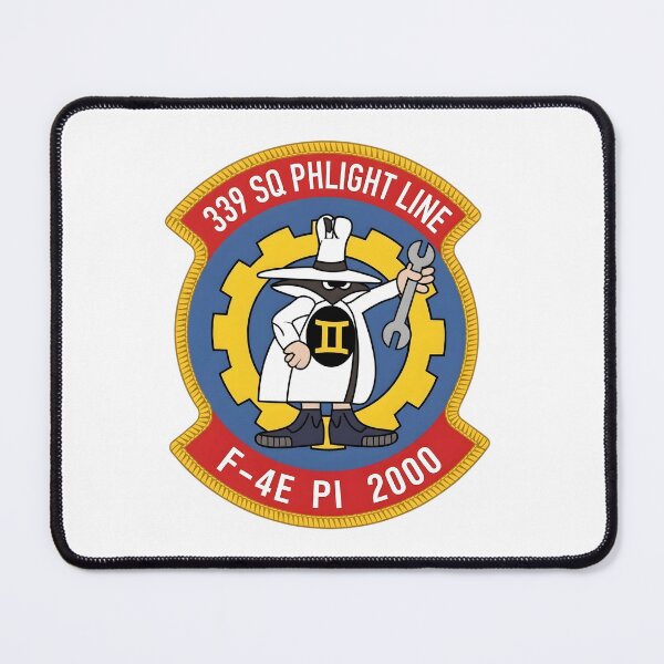 Item preview, 339 Squadron "Phlight Line" F-4E PI 2000 Phantom Maintenance Patch designed and sold by CharlieDesings.
