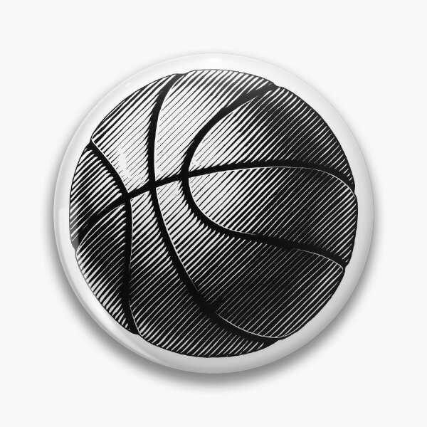 Item preview, Black Basketball Line Art Illustration designed and sold by pattern-archive.