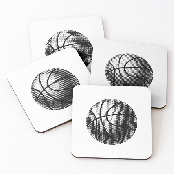 Item preview, Black Basketball Line Art Illustration designed and sold by pattern-archive.