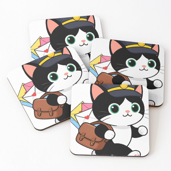 Item preview, Postman Cat Delivering Letters designed and sold by pumsquare.