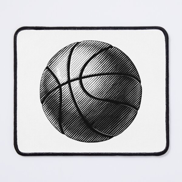 Item preview, Black Basketball Line Art Illustration designed and sold by pattern-archive.