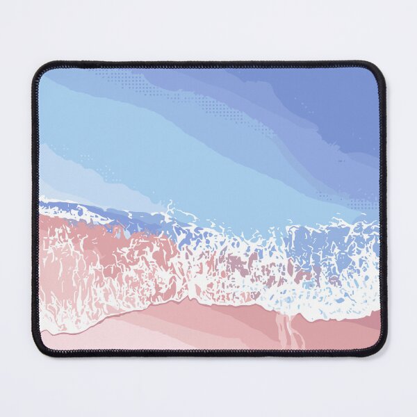 Item preview, Dreamy Pastel Beach Waves Beauty Landscape designed and sold by mazyoy.