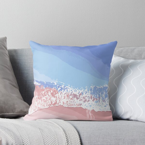 Item preview, Dreamy Pastel Beach Waves Beauty Landscape designed and sold by mazyoy.