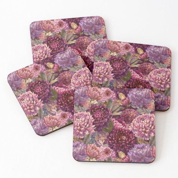 Item preview, Charming Dahlias Floral  - Birthday Flower Pattern  - Gifts For Wife designed and sold by RoyalStarsPatts.