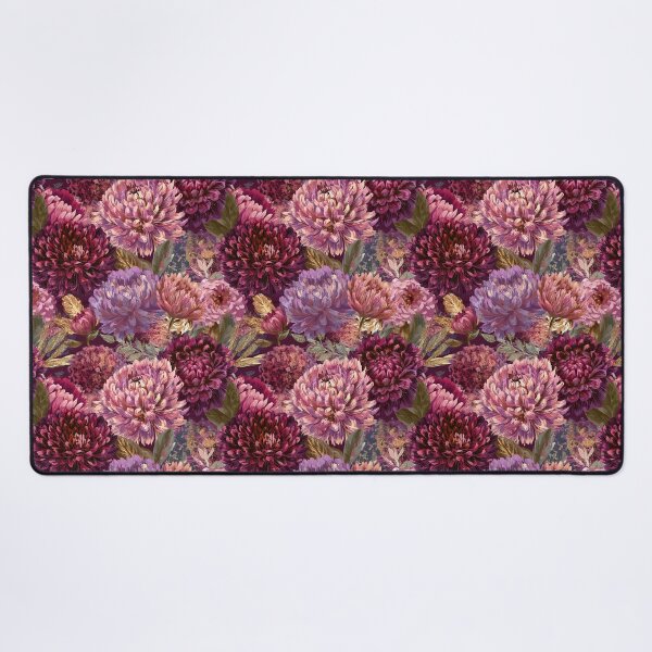 Item preview, Charming Dahlias Floral - Birthday Flower Pattern - Gifts For Wife designed and sold by RoyalStarsPatts.