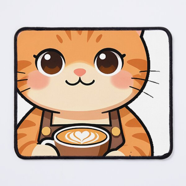 Item preview, Barista Cat Making Coffee designed and sold by pumsquare.