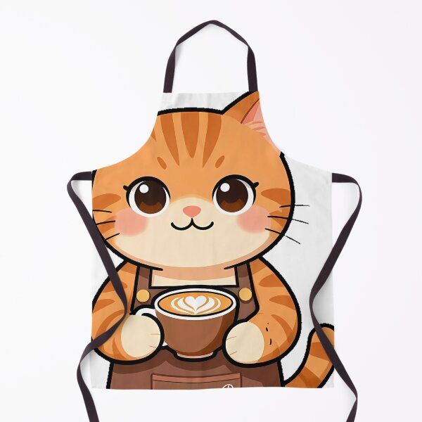 Item preview, Barista Cat Making Coffee designed and sold by pumsquare.