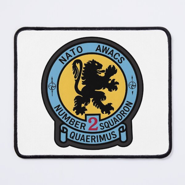 Item preview, NATO AWACS Flying Squadron 2 "Quaerimus" Military Patch designed and sold by CharlieDesings.