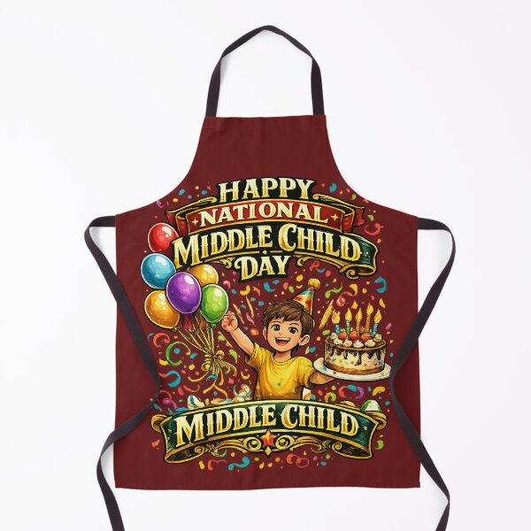 Item preview, Happy National Middle Child Day T-Shirt | Birthday Celebration Sibling Apparel designed and sold by irfanshikh.