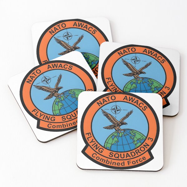 Item preview, NATO AWACS Flying Squadron 3 "Combined Force" Military Patch designed and sold by CharlieDesings.