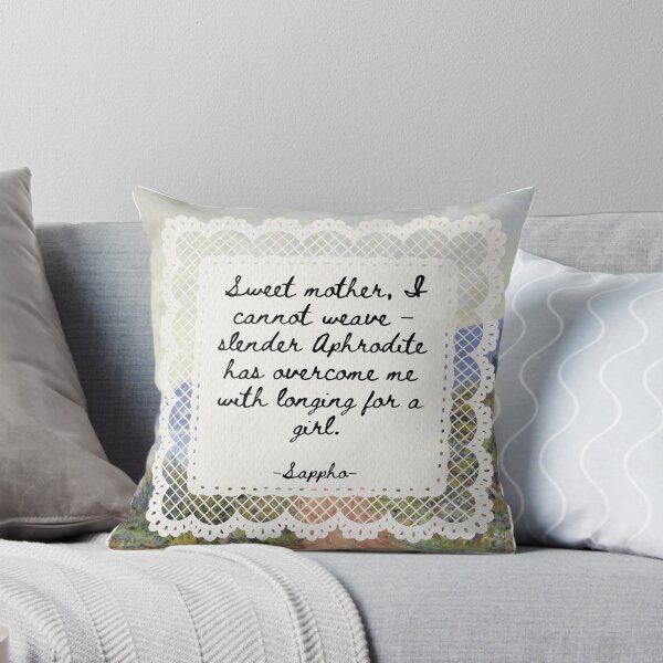 Item preview, Slender Aphrodite Sappho quote designed and sold by dpergola.
