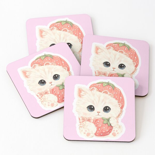 Item preview, strawberry princess tiny kitty designed and sold by sara747.