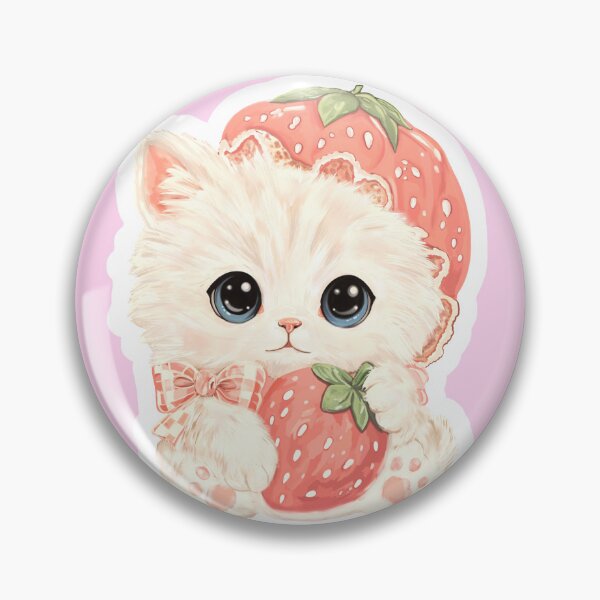 Item preview, strawberry princess tiny kitty designed and sold by sara747.