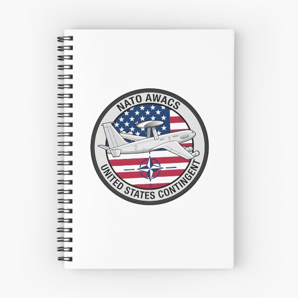 Item preview, NATO AWACS United States Contingent Military Patch designed and sold by CharlieDesings.