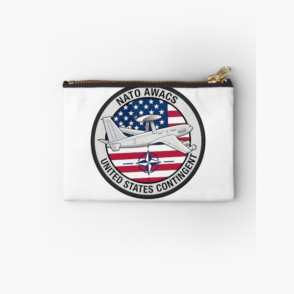 Item preview, NATO AWACS United States Contingent Military Patch designed and sold by CharlieDesings.