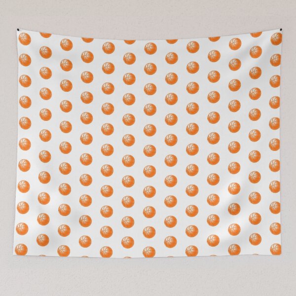 Item preview, Orange Basketball Line Art Illustration designed and sold by pattern-archive.