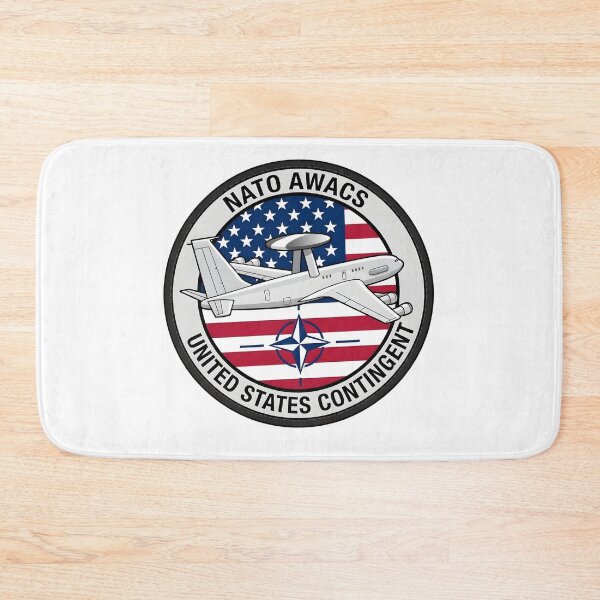 Item preview, NATO AWACS United States Contingent Military Patch designed and sold by CharlieDesings.