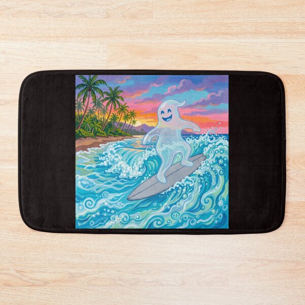 Item preview,  Whimsical Ghost Surfer #3 designed and sold by Helios Be. Lavsh.