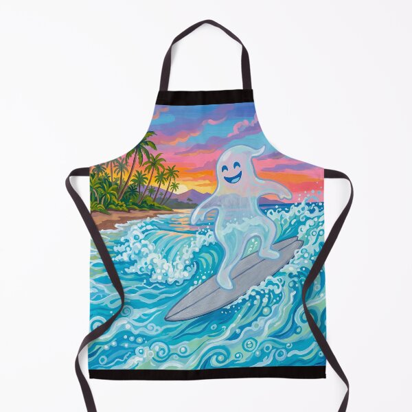 Item preview,  Whimsical Ghost Surfer #3 designed and sold by Helios Be. Lavsh.