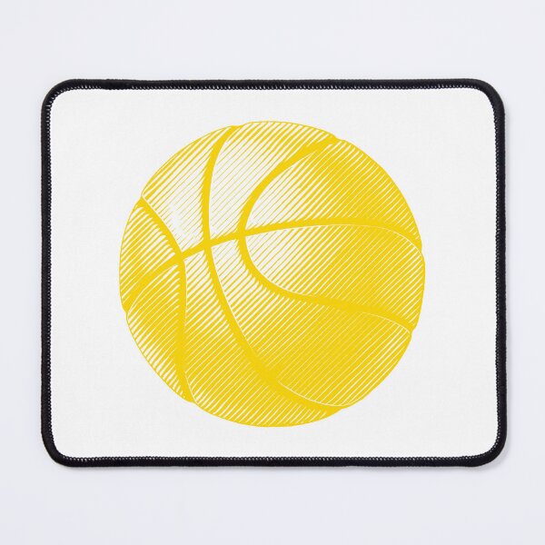 Item preview, Gold Basketball Line Art Illustration designed and sold by pattern-archive.