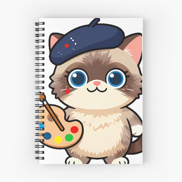 Item preview, Painter Cat with Palette designed and sold by pumsquare.