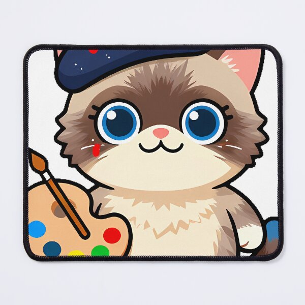 Item preview, Painter Cat with Palette designed and sold by pumsquare.