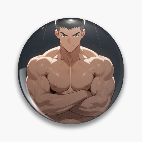 Item preview, Manga - Muscular Anime Hero, Sleek and Intense Figure designed and sold by AnimeShin.