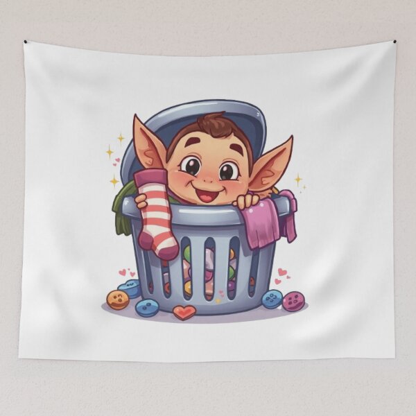 Item preview, Sock Bandit Sticker | Funny Sock Thief Monster Kawaii Character designed and sold by Stylestickers55.