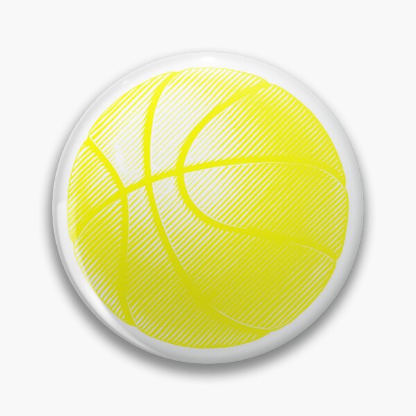 Item preview, Yellow Basketball Line Art Illustration designed and sold by pattern-archive.