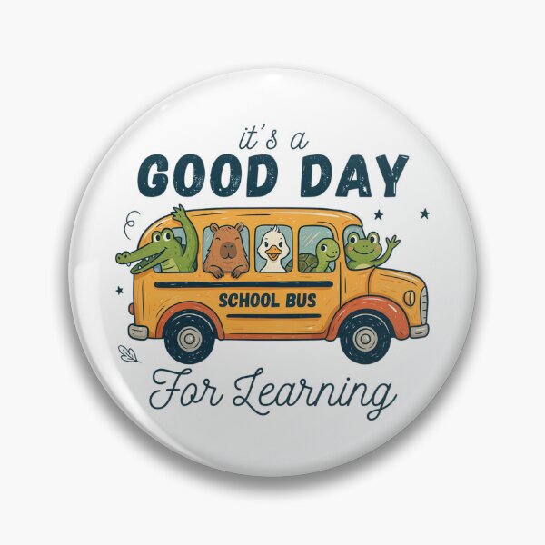 Item preview, Good Day for Learning School Bus designed and sold by Lombardino.