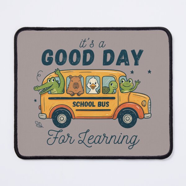 Item preview, Good Day for Learning School Bus designed and sold by Lombardino.