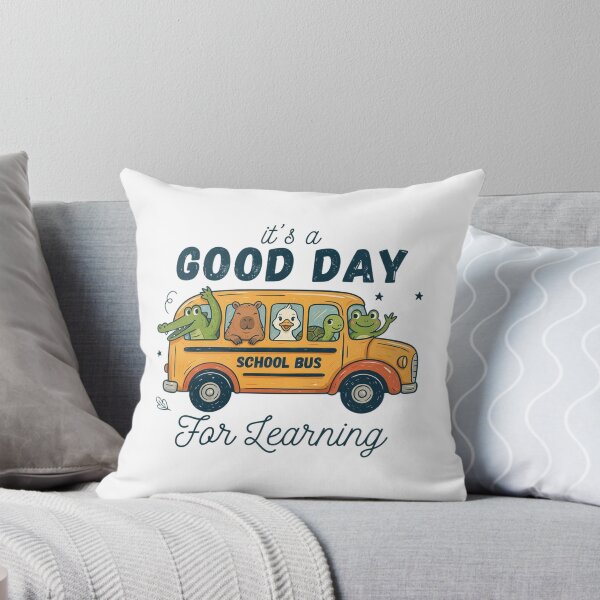 Item preview, Good Day for Learning School Bus designed and sold by Lombardino.