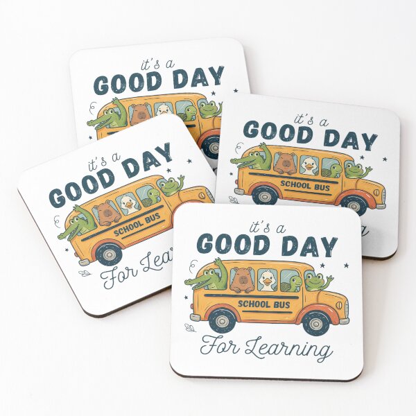 Item preview, Good Day for Learning School Bus designed and sold by Lombardino.