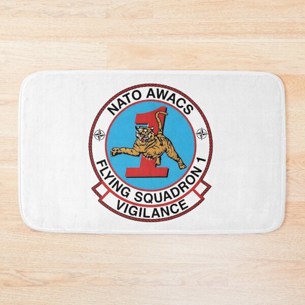 Item preview, NATO AWACS Flying Squadron 1 "Tigers" Military Patch designed and sold by CharlieDesings.