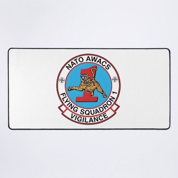 Item preview, NATO AWACS Flying Squadron 1 "Tigers" Military Patch designed and sold by CharlieDesings.