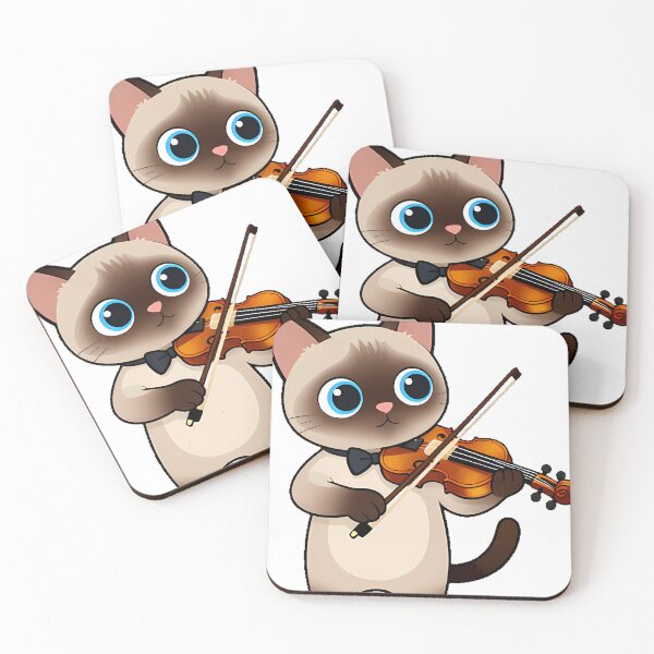 Item preview, Musician Cat Playing Violin designed and sold by pumsquare.